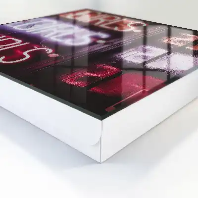 Neonreklame der nächtlichen Stadt