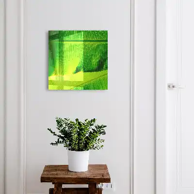 Das Blatt mit zarten Linien