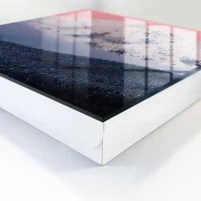 Winterhöhepunkt im rosa Licht
