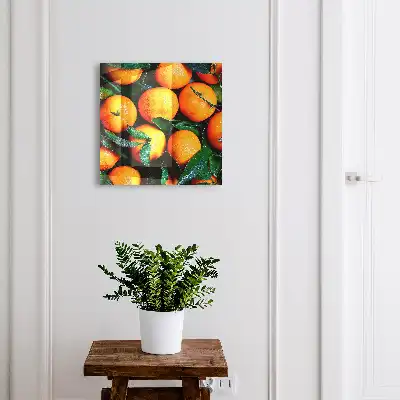 Frisches Obst, grüne Blätter