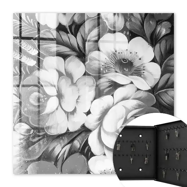 Monochromatische Blumen in einer eleganten Komposition