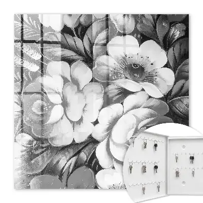 Monochromatische Blumen in einer eleganten Komposition