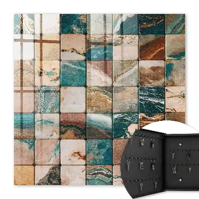 Tonale Mosaik-Türkismuster