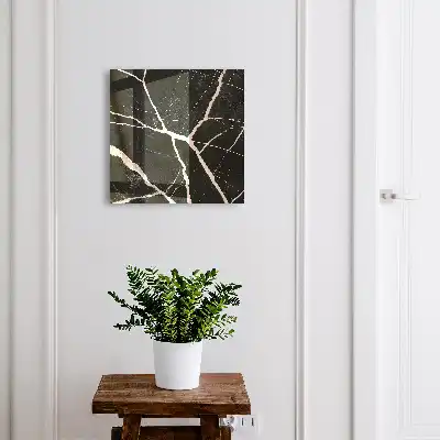 Dynamische Struktur vor dunklem Hintergrund