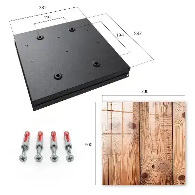 Produkt mit natürlicher Holzmaserung