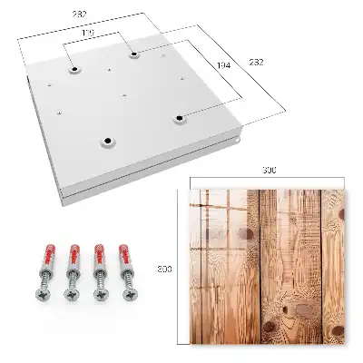 Produkt mit natürlicher Holzmaserung