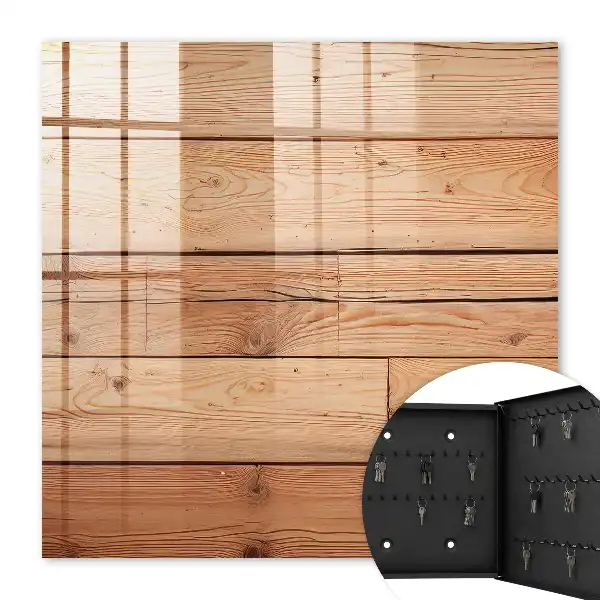 Holzbretter in warmem Farbton