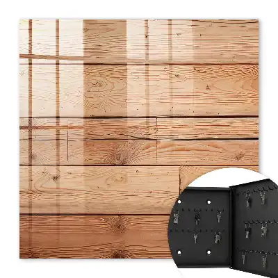 Holzbretter in warmem Farbton
