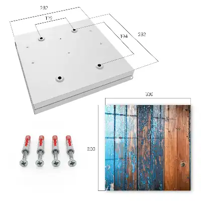 Holzstruktur mit blauer Farbe