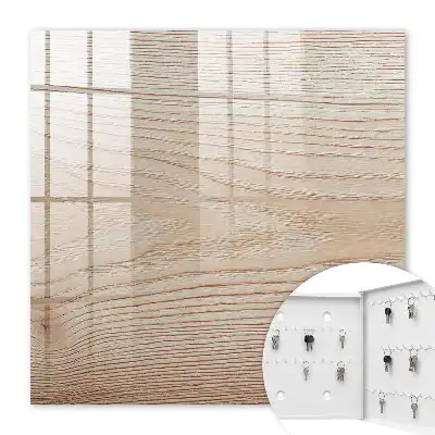 Wandbild mit Holzstruktur in warmen Farbtönen