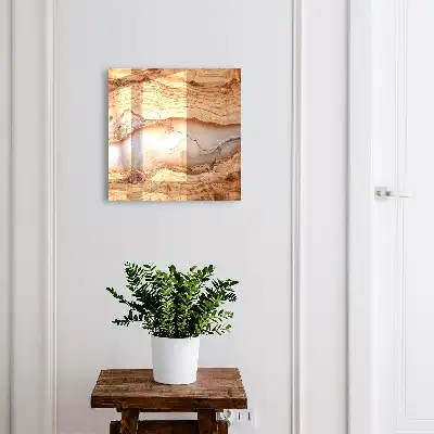 Holzmaserung mit weißen Adern