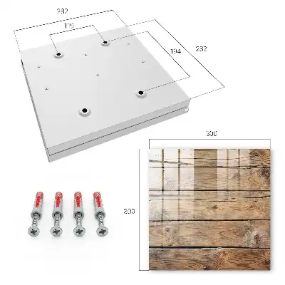 Wandverkleidung in Holzplankenoptik