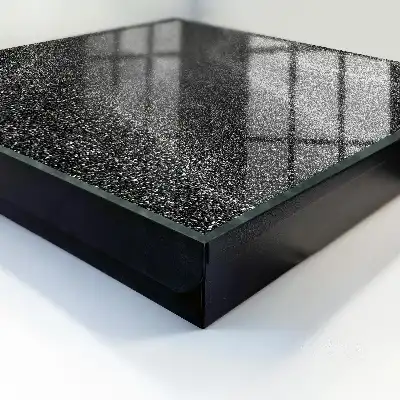 Wandbild mit schimmerndem Wellenmuster