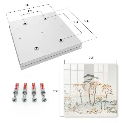 Eine japanische Landschaft in zarten Farben