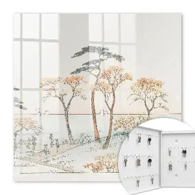 Eine japanische Landschaft in zarten Farben