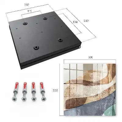 Wohnaccessoire mit organischen Formen in subtilen Farbtönen