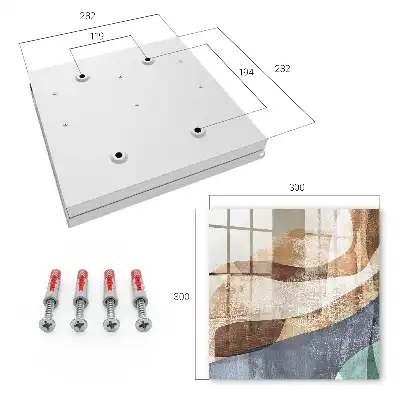 Wohnaccessoire mit organischen Formen in subtilen Farbtönen