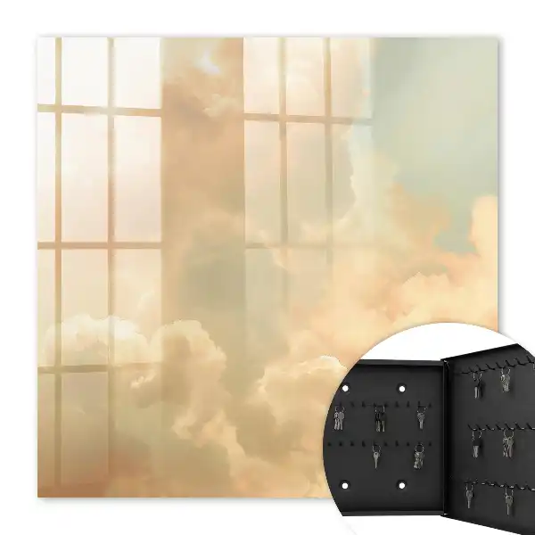 Pastellfarbene Wolken, wolkenloser Frieden