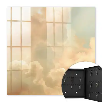 Pastellfarbene Wolken, wolkenloser Frieden