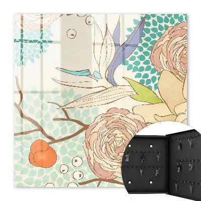 Abstrakte Geometrie Blumen