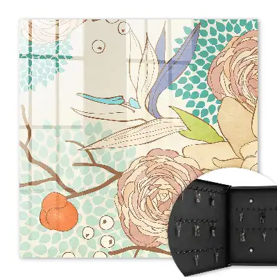 Abstrakte Geometrie Blumen