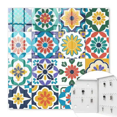Blumenmuster voller Energie