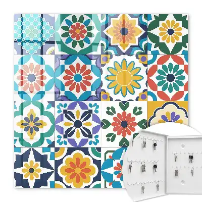 Blumenmuster voller Energie