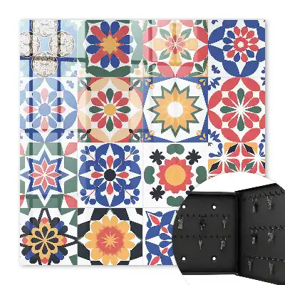 Harmonisches Blumenmosaik-Arrangement