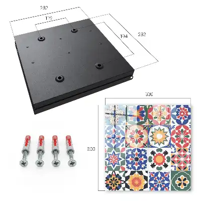 Harmonisches Blumenmosaik-Arrangement