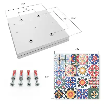 Harmonisches Blumenmosaik-Arrangement