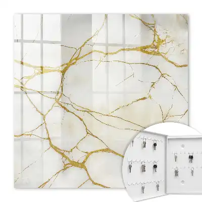 Eleganter Marmor mit gelben Linien