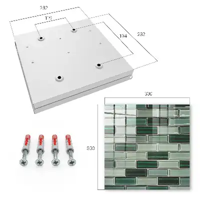 Grüne Wand in modernem Design