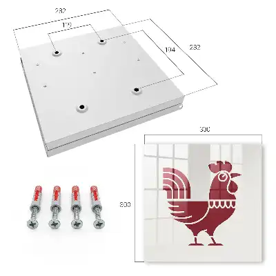 Hahn-Motiv im Volksstil