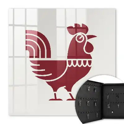 Hahn-Motiv im Volksstil