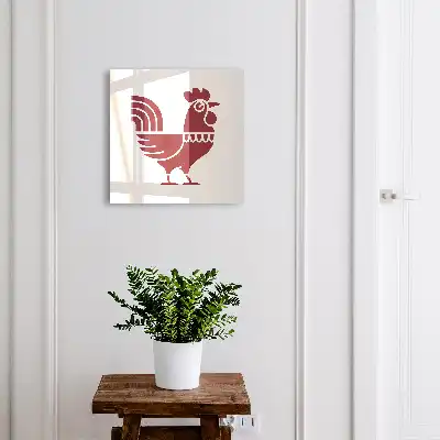 Hahn-Motiv im Volksstil