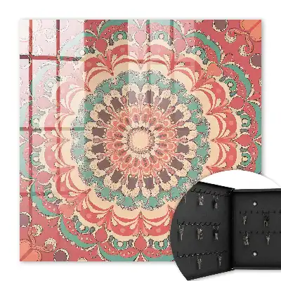 Farbenfrohes Mandala mit harmonischen Mustern