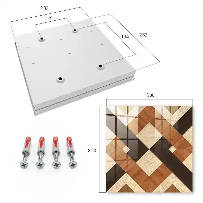 Moderne Geometrie braun schwarz