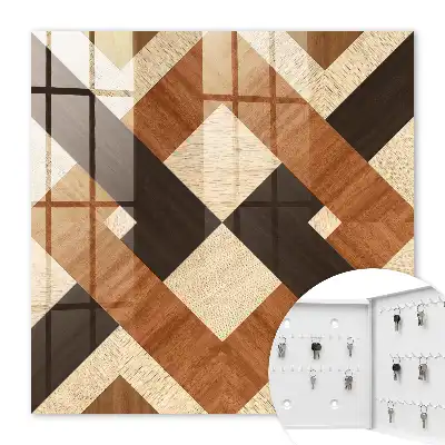 Moderne Geometrie braun schwarz