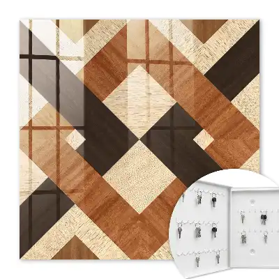 Moderne Geometrie braun schwarz