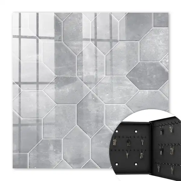 Graues geometrisches Muster
