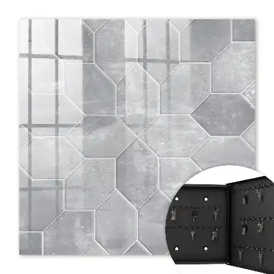 Graues geometrisches Muster