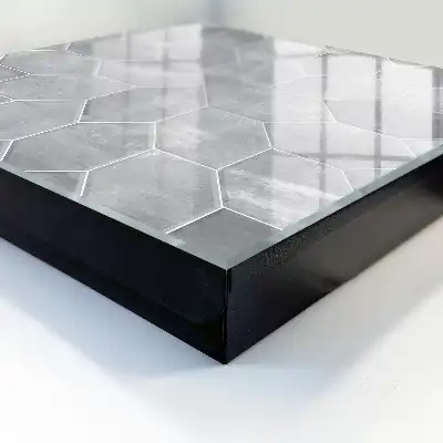 Graues geometrisches Muster