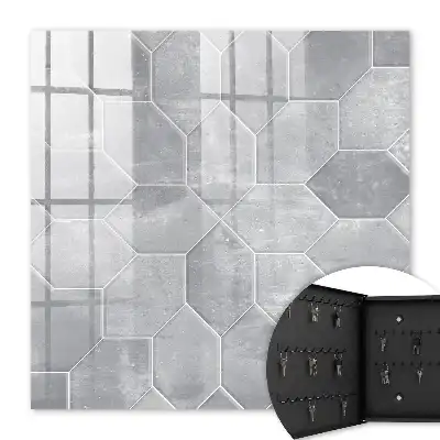 Graues geometrisches Muster