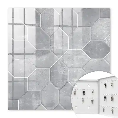 Graues geometrisches Muster