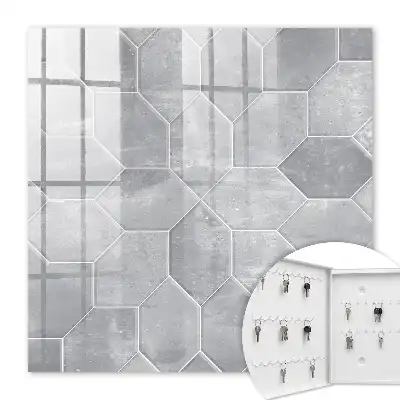 Graues geometrisches Muster