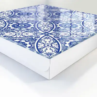 Blaue Mosaik-Geometrie-Motive