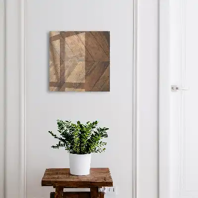 Elegantes Parkett mit Fischgrätmuster aus Holz