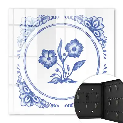 Blaue Blumen in verschiedenen Schattierungen