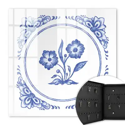Blaue Blumen in verschiedenen Schattierungen