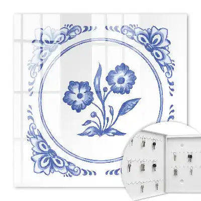 Blaue Blumen in verschiedenen Schattierungen